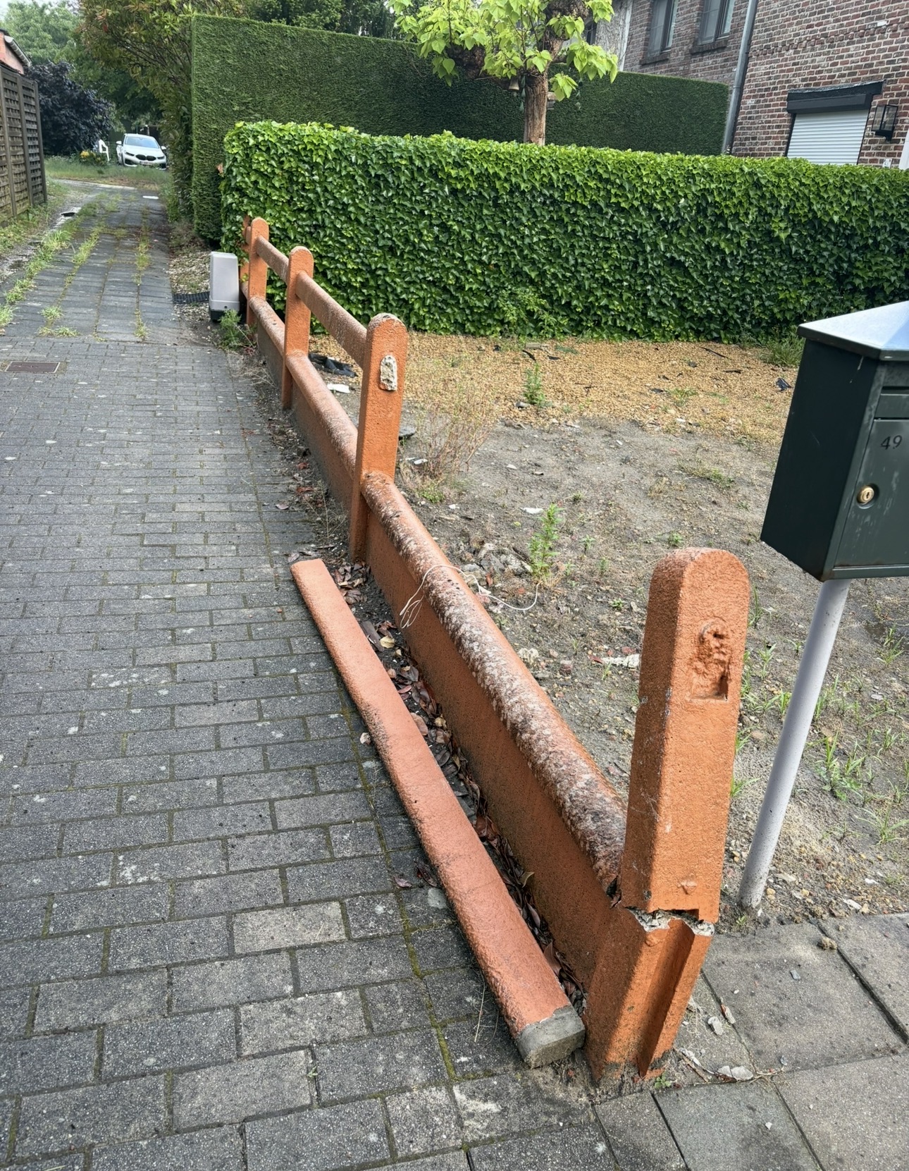 Voor tuinrenovatie